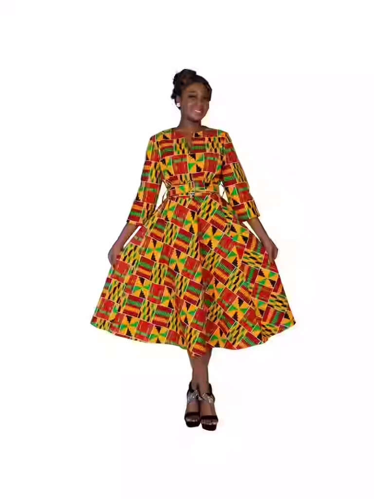 African Print Midi Dresses for sale in Kenya African Print Midi Dresses for sale in Kenya
